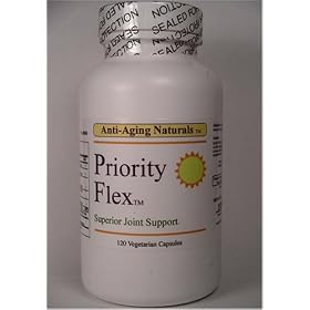 Anti-Aging Naturals(TM): PRIORITY FLEX(TM), Premier Joint Health & Anti-Inflammation Support. 120 Vegetarian capsules. Anti-Aging Naturals(TM): PRIORITY FLEX(TM), Premier Joint Health & Anti-Inflammation Support. 120 Vegetarian capsules.