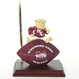 Mississippi State Bulldogs Desk Pen Set With Clock