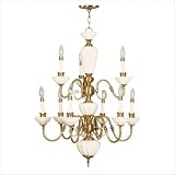 Beacon Hill Nine Light Chandelier in Flemish Brass