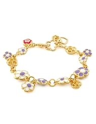 Lauren G Adams Girls Dream Garden Flowers Bracelet with Mauve Enamel