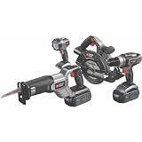 Porter-Cable PC418C-2 18-Volt Cordless 4 Tool Combo Kit