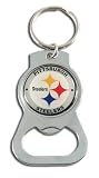 Pittsburgh Steelers Silver Bottle Opener Keychain