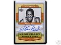 Willis Reed certified autograph Knicks Upper Deck Legends card