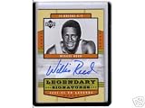 Willis Reed certified autograph Knicks Upper Deck Legends card