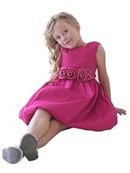 Girls Taffeta Flower-Girl Dress 