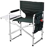 Ming's Mark SL1204-GREEN Green Full Back Folding Director's Chair