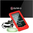 Microsoft Zune HD 16GB, 32GB & Microsoft Zune HD Accessories bundle containing: Premium **RED** Silicon Skin Case Cover + Microsoft Zune HD MP3 Earphones + Live*Laugh*Love Silicone Wrist Band!!!