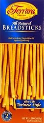 Ferrara Torinesi Breadstick, 4.25 Ounce Boxes (Pack of 12)