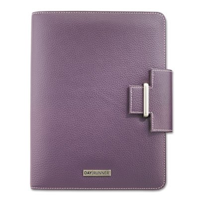 Express Terramo Refillable Planner, 5-1/2 x 8-1/2, Eggplant by DAY RUNNER (Catalog Category: Calendars, Planners & Briefcases / Appointment Books)