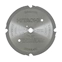 Hitachi 18008 HardiBlade 7-1/4-Inch 4-Tooth PCD Fiber Cement Saw Blade with 5/8-Inch and Diamond Knockout Arbor