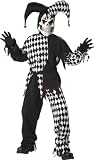 Child's Evil Jester Costume (Size: Medium 8-10)