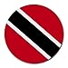 Trinidad and Tobago Flag Round Mouse Pad