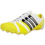 adidas Men's Edge Dash Running Shoe,White/Black/Yellow,13 M