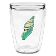 Caribbean Seashell 16 oz Insulated Beverage Tumbler, Clear