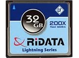 Brand NEW RiDATA CF CompactFlash Memory Card Compact Flash 32GB 32 GB Turbo High Speed (200x) for CANON Digital Camera EOS 400D Digital Rebel Xti 5D 1D Mark II 1D Mark II N 1D Mark III 1Ds Mark II 1Ds Mark III 40D 5D Mark II 50D 7D 1D Mark IV
