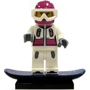 Lego Minifigure Collection Series 3 Loose Mini Figure Female Snowboarder