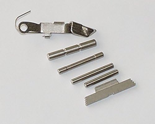 FOR GLOCK 4, 5 or 6 PIECE CHROME KIT W/ EXTENDED SLIDE RELEASE (CHOOSE YOUR MODEL FROM THE DROP DOWN MENU) (6 PIECE KIT GEN4)