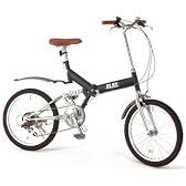 B-GROW 20インチ折畳み自転車 艶消しカラーシリーズ グローイングフラット 艶消しブラック BF206 -BK