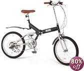 B-GROW 20�C���`�܏�ݎ��]�� �������J���[�V���[�Y �O���[�C���O�t���b�g �������u���b�N BF206 -BK
