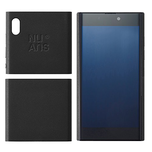 NuAns NEO TWOTONE CORE 携帯電話機本体、バックカバー基本セット スムースブラック NA-2CORE-BKBK
