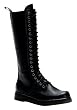 Men'S 20 Eyelet Knee Combat Boot With Inner Side Zipper