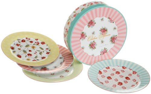 Rosanna Chelsea Flowers Gift-boxed Dessert Plates, Set of 4
