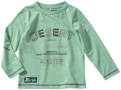 NAME IT Jungen Langarmshirt Regular Fit FALME KIDS LS TOP 212, Gr. 134/140, Gr&uuml;n (LARIS GR Preisvergleich