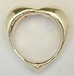 Sterling Silver 6 Heart Napkin Rings S/N: #337