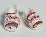 Red/White Ruffle Sandals 2011 Adora doll shoes