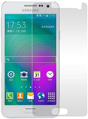 BIGWOO Premium Tempered Glass Screen Protector for Samsung Galaxy A7 A7000 A7009 for Mobile Device Screen Oleophobic Chemically Treated Glass Ultra Thin High Hardness with a transparent soft case