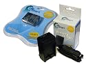 UpStart Battery CGA-S007 DE-A45 Replacement Battery and AC/DC Dual Charger Kit for Panasonic Digital Cameras