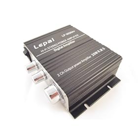 LEPAI LP2020A+ mini Digital T-Amp - Hi-Fi Stereo Amplifier TA2020, Tripath IC for Home, Boat or Car