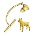 Creative Pewter Designs Boston Terrier Dog 22k Gold Plated Tie Tack, Tie Pin, Jewelry, DG334TT