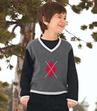 argyle v-neck sweater 14