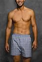 Hanes Classics Men's  Woven Dark Solid and Stripe Boxer, 2 Pack