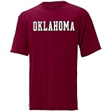 University of Oklahoma Norman OU Sooners - OKLAHOMA Straight Block Text T-shirt
