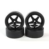 Tamiya Pre-mounted drift tires (4) 26mm: TT0 TAM9400564