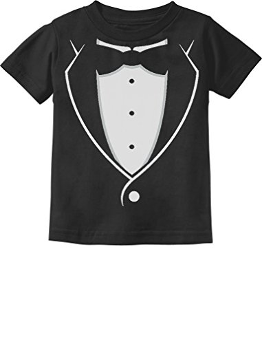 Printed Tuxedo With Bow-tie Suit Funny Gift for Boys Toddler/Infant Kids T-Shirt