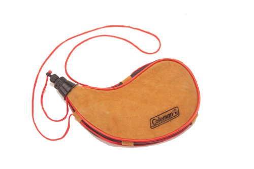 Coleman Bota Bag with Braided Shoulder Strap: Leather Exterior Liquid Container, 1-Liter, Model 20090728