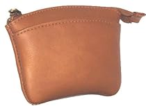 David King & Co. Zip Coin Purse Small, Tan, One Size
