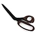 Black Scissors 23cm Teflon 5230