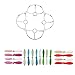 Towallmark CX-10 White Blade Guard Cover Protector Propeller Blade, 16 Pieces