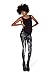 QZUnique Women's Black Eye Print Ankle Length Elastic Sexy Tights Leggings,Black Eye,One Size