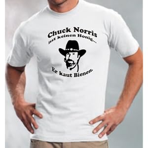 Chuck Norris isst keinen Honig... Er kaut Bienen. Kult T-Shirt