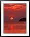Andaman Sea Glows With Reflected Sunset, Thailand Collections Framed Art Poster Print by John & Lisa Merrill, 31x39