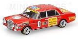 Review Minichamps MERCEDES-BENZ 300 SEL 6.8 'AMG' / Diecast Model Mercedes-Benz 300 SEL AMG (24 Hour Nurburgring 1972) in Red (1:18 scale)