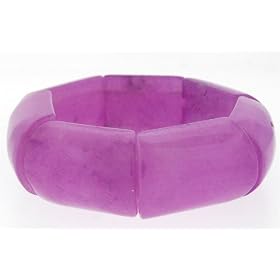 Large Section Bracelet - Purple Jade