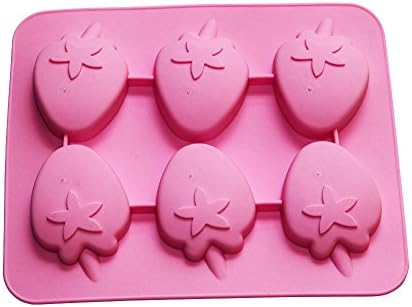 Strawberry Candy, Jelly& Ice Cube Tray Silicone Molds
