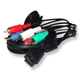 Playstation 2 Ps2 Component Av Cable Lead