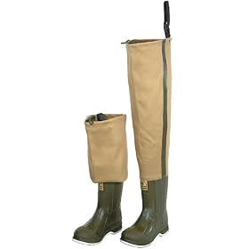 Men's Hodgman® Wadewell® 3-ply Hip Waders w/ Felt Soles Khaki